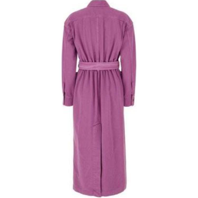 (Women) 'S Max Mara MaxMara Gemona Belted Collar Long Trench Coat Women’s Light Purple. 1121094306008-GEMONA 圖 3