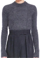 Order (W) ''S Max Mara MaxMara 灰色羅紋刺繡針織毛衣 1366252606