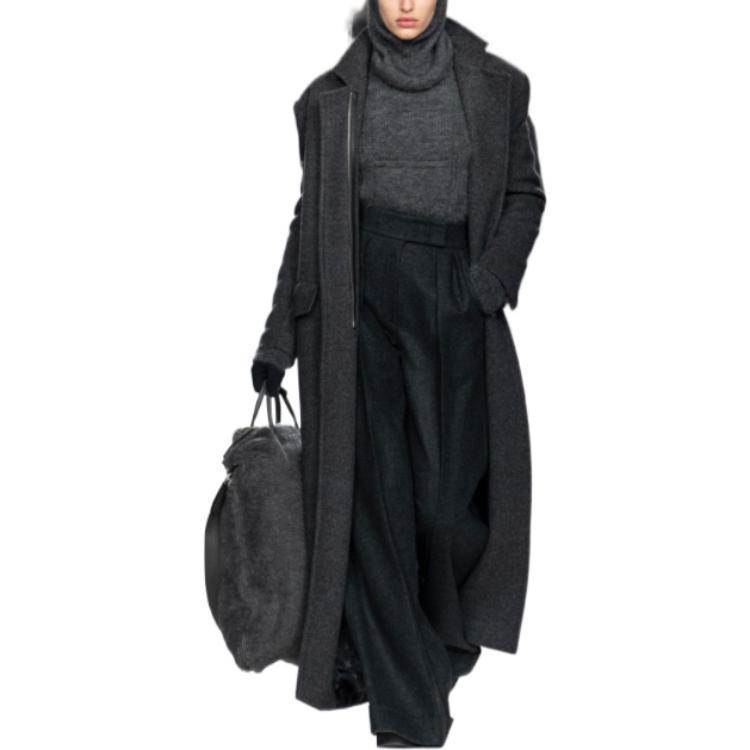 Lookbook (W) ''S Max Mara MaxMara 灰色罗纹针织刺绣毛衣 1366252606