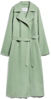 (Women) 'S Max Mara MaxMara Hans Green Wool-Cashmere Coat with Wide Lapel Design 1011153806004-HANS (Women) 'S Max Mara MaxMara Hans Green Wool-Cashmere Coat with Wide Lapel Design 1011153806004-HANS