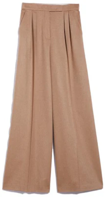 (W) Pantalones Beige de Pierna Ancha Cintura Alta Casual ''S Max Mara MaxMara 1136033306 Order (W) Pantalones Beige de Pierna Ancha Cintura Alta Casual ''S Max Mara MaxMara 1136033306