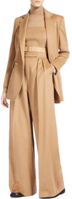 (W) Pantalones Beige de Pierna Ancha Cintura Alta Casual ''S Max Mara MaxMara 1136033306 Lookbook (W) Pantalones Beige de Pierna Ancha Cintura Alta Casual ''S Max Mara MaxMara 1136033306