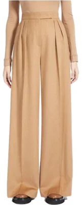 (W) Pantalones Beige de Pierna Ancha Cintura Alta Casual ''S Max Mara MaxMara 1136033306 Shop (W) Pantalones Beige de Pierna Ancha Cintura Alta Casual ''S Max Mara MaxMara 1136033306