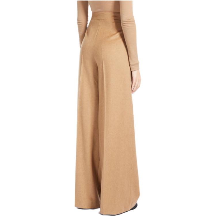 Purchase (W) Pantalones Beige de Pierna Ancha Cintura Alta Casual ''S Max Mara MaxMara 1136033306