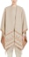 Shop (W) 막스마라 힐다 로고 자카드 울 판초 베이지 미디움 길이 케이프. 4736054106001-HILDE