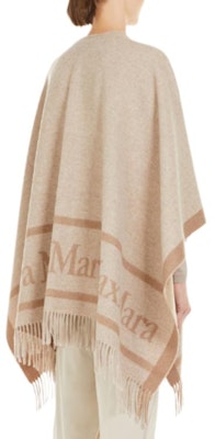(W) 막스마라 힐다 로고 자카드 울 판초 베이지 미디움 길이 케이프. 4736054106001-HILDE Purchase (W) 막스마라 힐다 로고 자카드 울 판초 베이지 미디움 길이 케이프. 4736054106001-HILDE