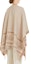 Purchase (W) 막스마라 힐다 로고 자카드 울 판초 베이지 미디움 길이 케이프. 4736054106001-HILDE