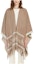 Shop (W) 막스마라 힐다 울 프린지 V넥 여성용 폰초 - 브라운. 4731054106002-HILDE
