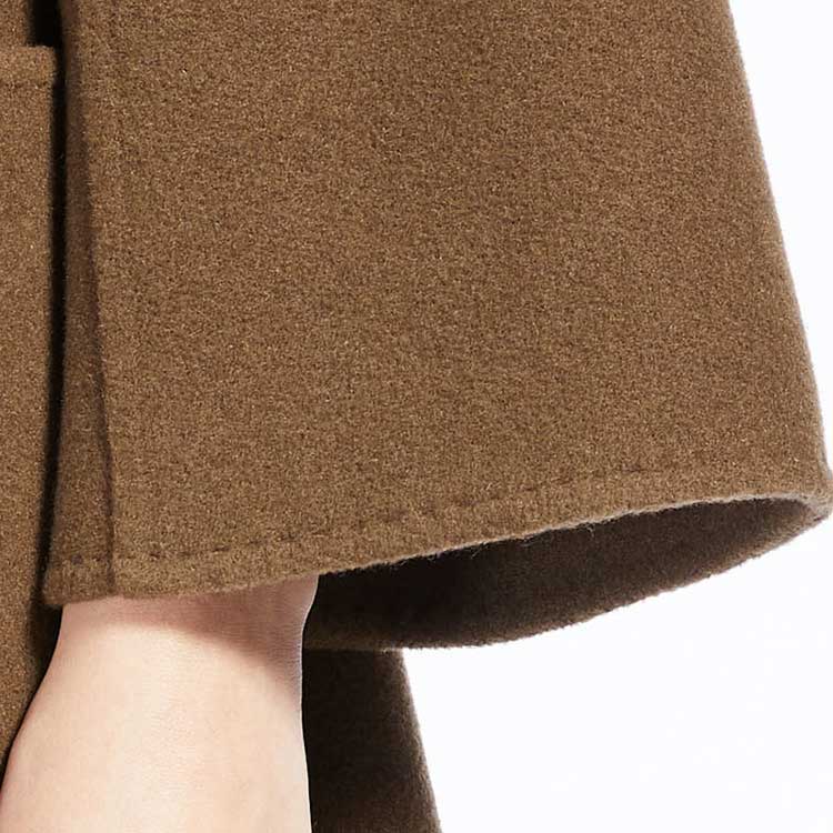 (Women) 'S Max Mara MaxMara Jabot Series Belted Hooded Mid-Length Coat Brown for Women 1016063306001-JABOT 圖 6