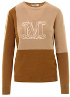 (W) ''S Max Mara MaxMara 拼色針織套頭毛衣 - 駝色 13610311600-014 Order (W) ''S Max Mara MaxMara 拼色針織套頭毛衣 - 駝色 13610311600-014