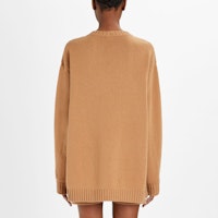 (W) ''S Max Mara MaxMara 字母圖案針織毛衣 - 駝色 1366351606-029 Shop (W) ''S Max Mara MaxMara 字母圖案針織毛衣 - 駝色 1366351606-029