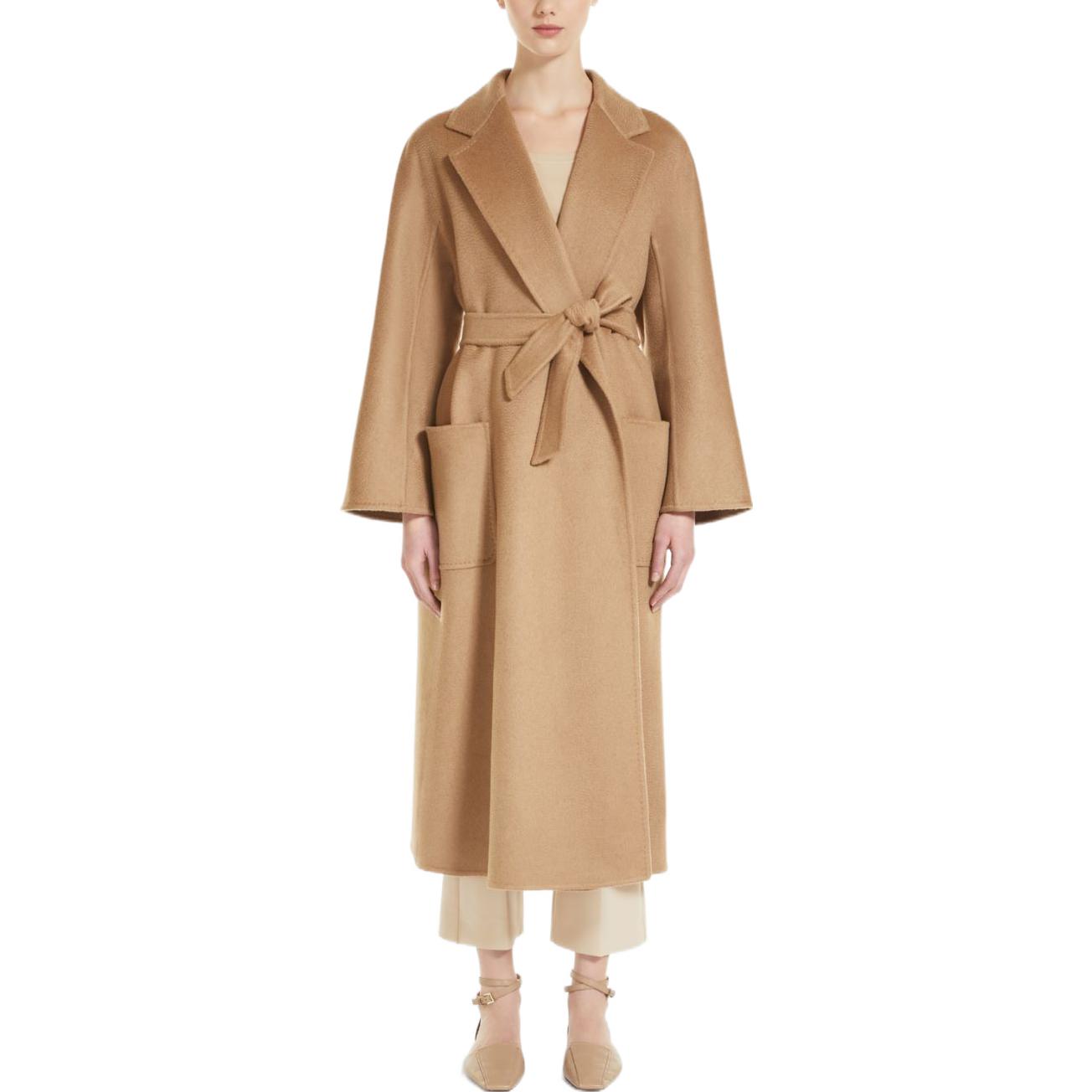 Lookbook (W) Max Mara Labbro Abrigo Bata de Lana y Cachemir Camel 1011012106020-LABBRO