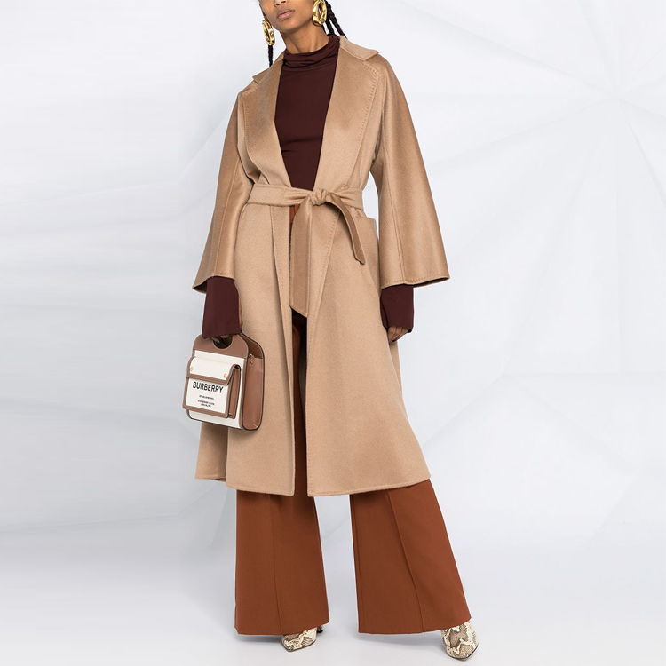(Women) 'S Max Mara MaxMara Labbro Camel Wool Cashmere Coat 10110811020–LABBRO 圖 4