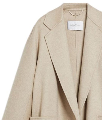 (Women) 'S Max Mara MaxMara Labbro Ludmilla Cashmere Bathrobe Coat Beige 1016052906032-LUDMILL Details for (Women) 'S Max Mara MaxMara Labbro Ludmilla Cashmere Bathrobe Coat Beige 1016052906032-LUDMILL