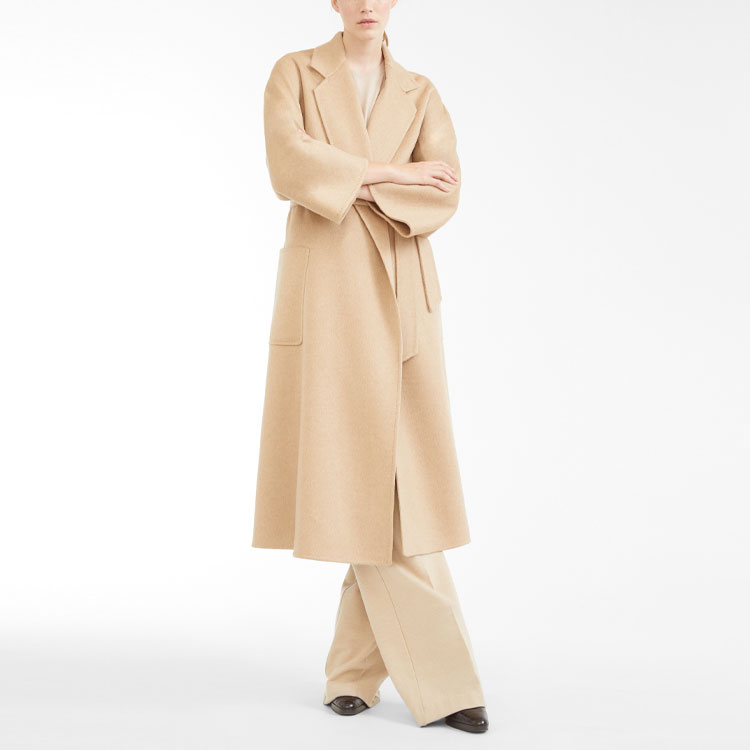 Lookbook (W) Max Mara Labbro Ludmilla Mantel Cashmere Warna Camel Terang 1016090906010-LABBRO
