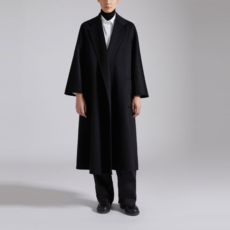 (Women) 'S Max Mara MaxMara Labbro Series  Black Cashmere Bathrobe Coat 11016090906004-LABBRO 圖 3