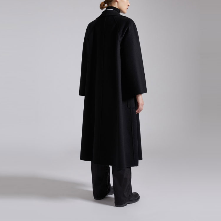 (Women) 'S Max Mara MaxMara Labbro Series  Black Cashmere Bathrobe Coat 11016090906004-LABBRO 圖 6