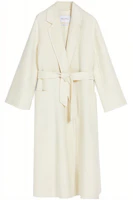 (Women) 'S Max Mara MaxMara Labbro Series White Cashmere Coat Bathrobe Style Jacket 1011103106001-LUDMILLA1 (Women) 'S Max Mara MaxMara Labbro Series White Cashmere Coat Bathrobe Style Jacket 1011103106001-LUDMILLA1