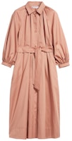 (Women) 'S Max Mara MaxMara Lega Pink Long Sleeve Shirt Dress Solid Color 1226112906004-LEGA (Women) 'S Max Mara MaxMara Lega Pink Long Sleeve Shirt Dress Solid Color 1226112906004-LEGA