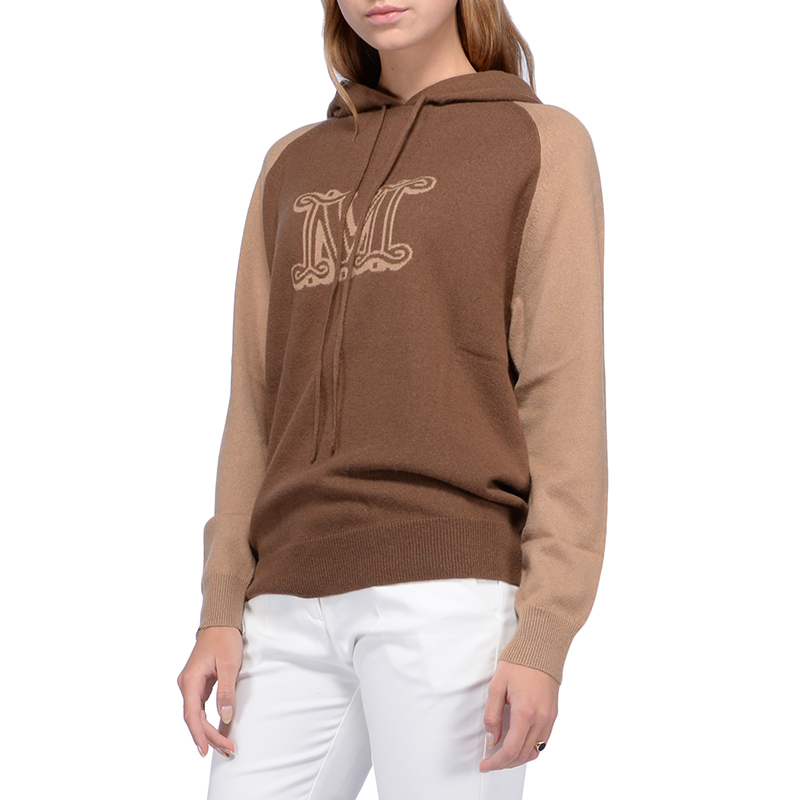 Purchase (W) Suéter de cachemir marrón para mujer S Max Mara MaxMara LIEGI 1366100960019-LIEGI