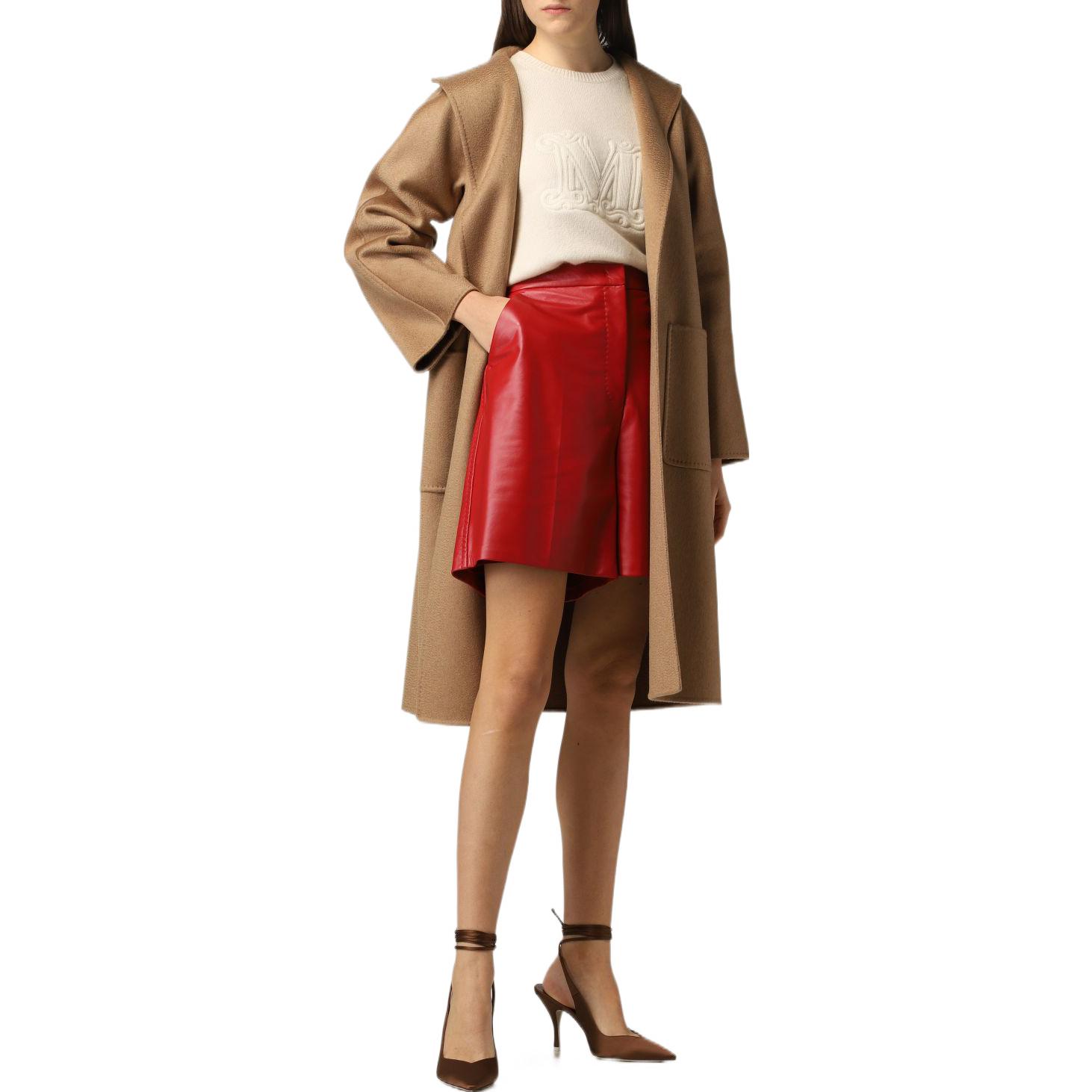 (Women) 'S Max Mara MaxMara Lilia  Camel Beige Long-Sleeve Tie-Waist Coat 10110921600020-LILIA 圖 5