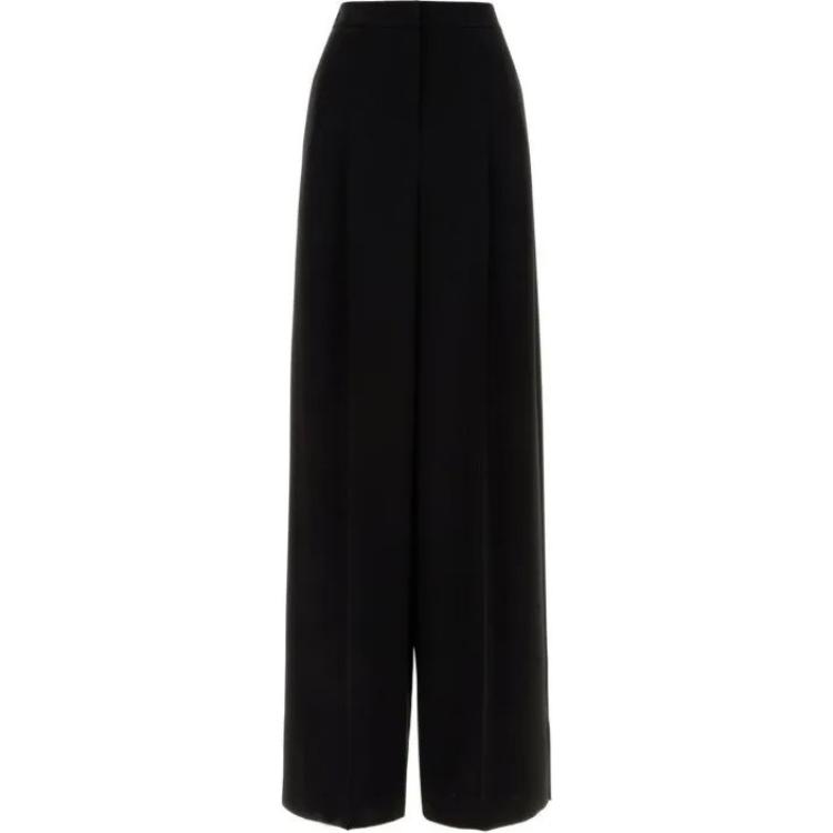 Order (W) ''S Max Mara MaxMara 女士高腰宽松直筒休闲裤 黑色 1136044106004-LINO