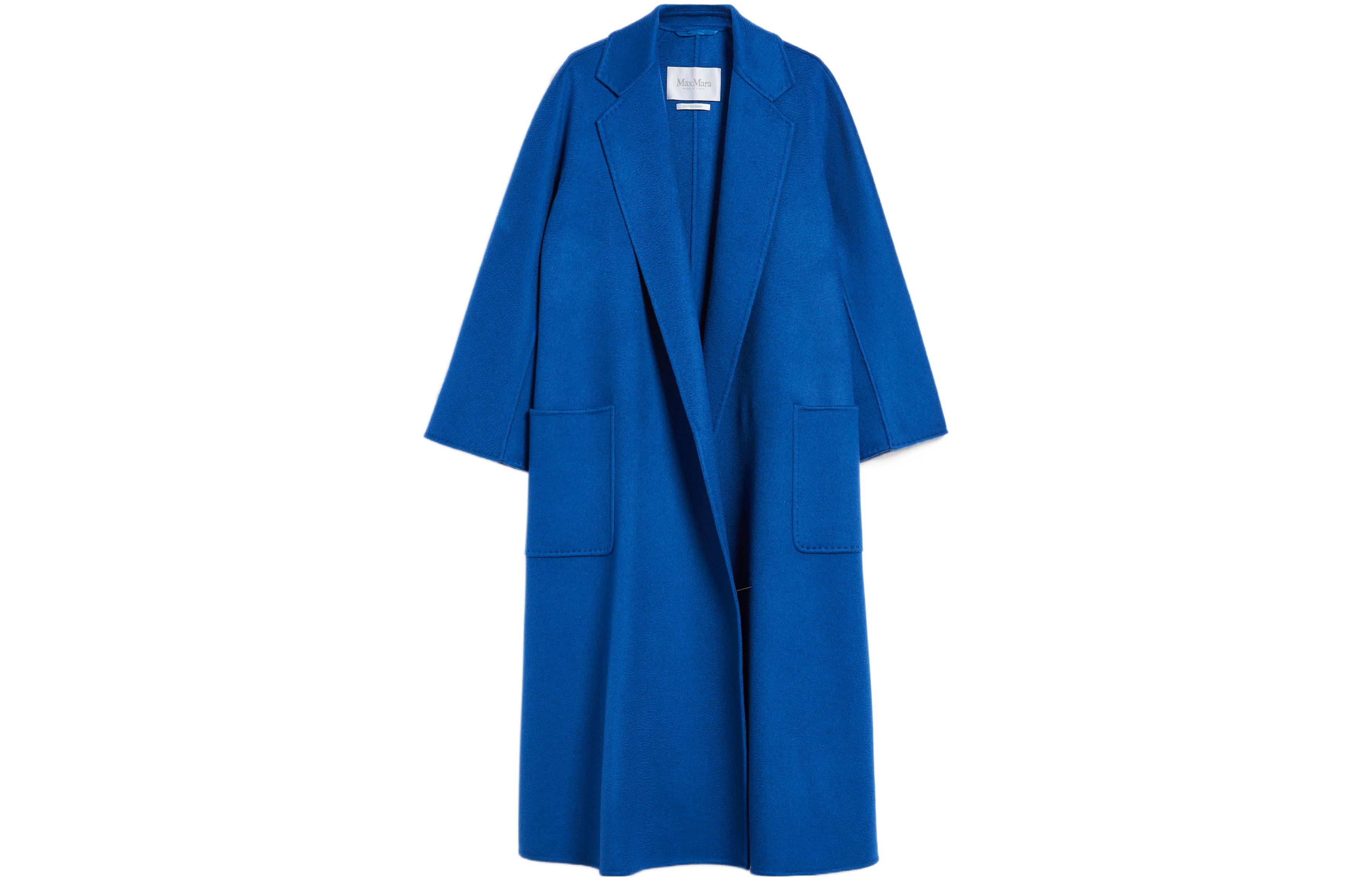 (Women) 'S Max Mara MaxMara Ludmilla  Cashmere Robe Coat - Blue 1011083106087-LUDMILLA