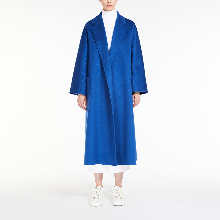 Purchase (W) ''S Max Mara MaxMara Ludmilla 羊絨長版大衣外套 - 藍色 1011083106087-LUDMILLA