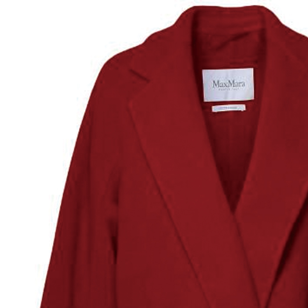(Women) 'S Max Mara MaxMara Ludmilla  Red Mid-Length Belted Long Sleeve Coat 1101112106-003 圖 6