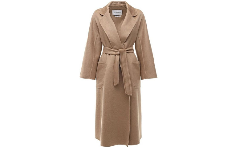 (Women) 'S Max Mara MaxMara Ludmilla Cashmere Bathrobe Coat Beige-Brown 1016091906051-LABBRO