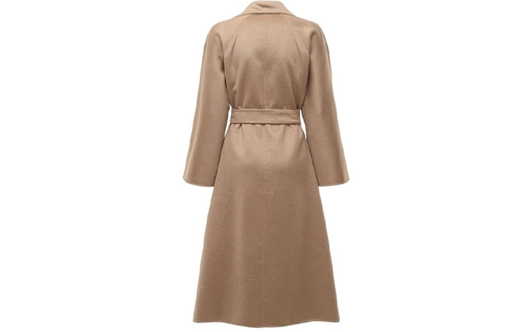 Lookbook (W) ''S Max Mara MaxMara Ludmilla 羅紋羊絨浴袍大衣 米褐色 1016091906051-LABBRO