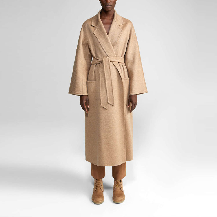 Purchase (W) ''S Max Mara MaxMara Ludmilla 羅紋羊絨浴袍大衣 米褐色 1016091906051-LABBRO