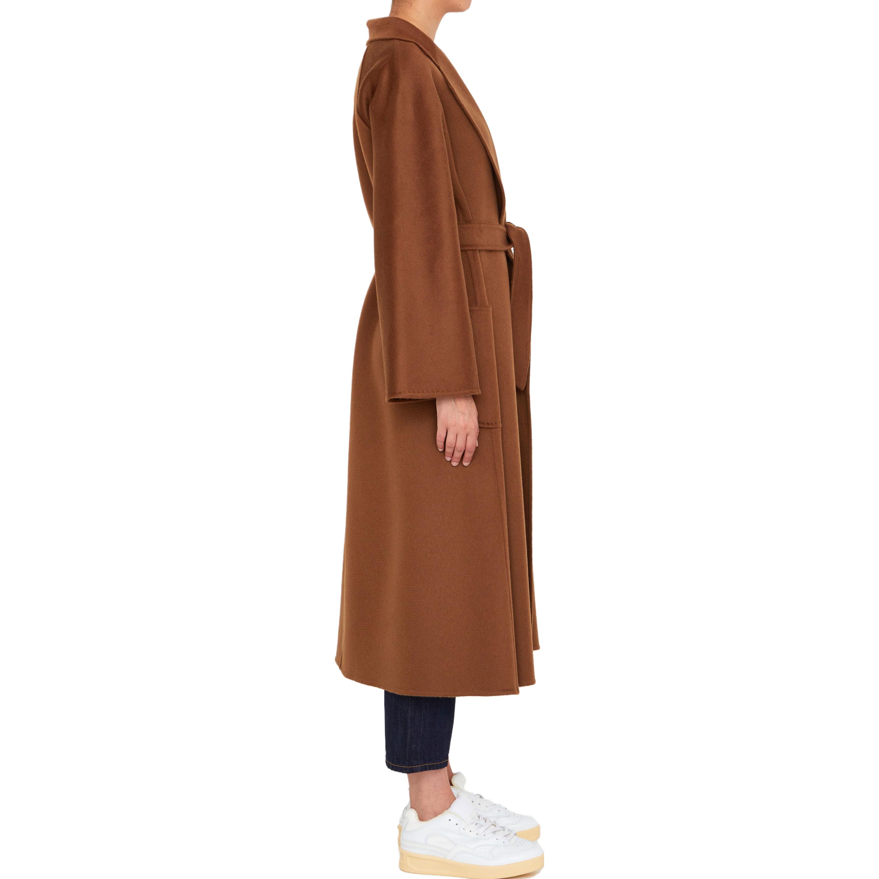 (Women) 'S Max Mara MaxMara Ludmilla Cashmere Coat for Women in Caramel Brown with Pockets 1016052906003-LUDMILL 圖 5