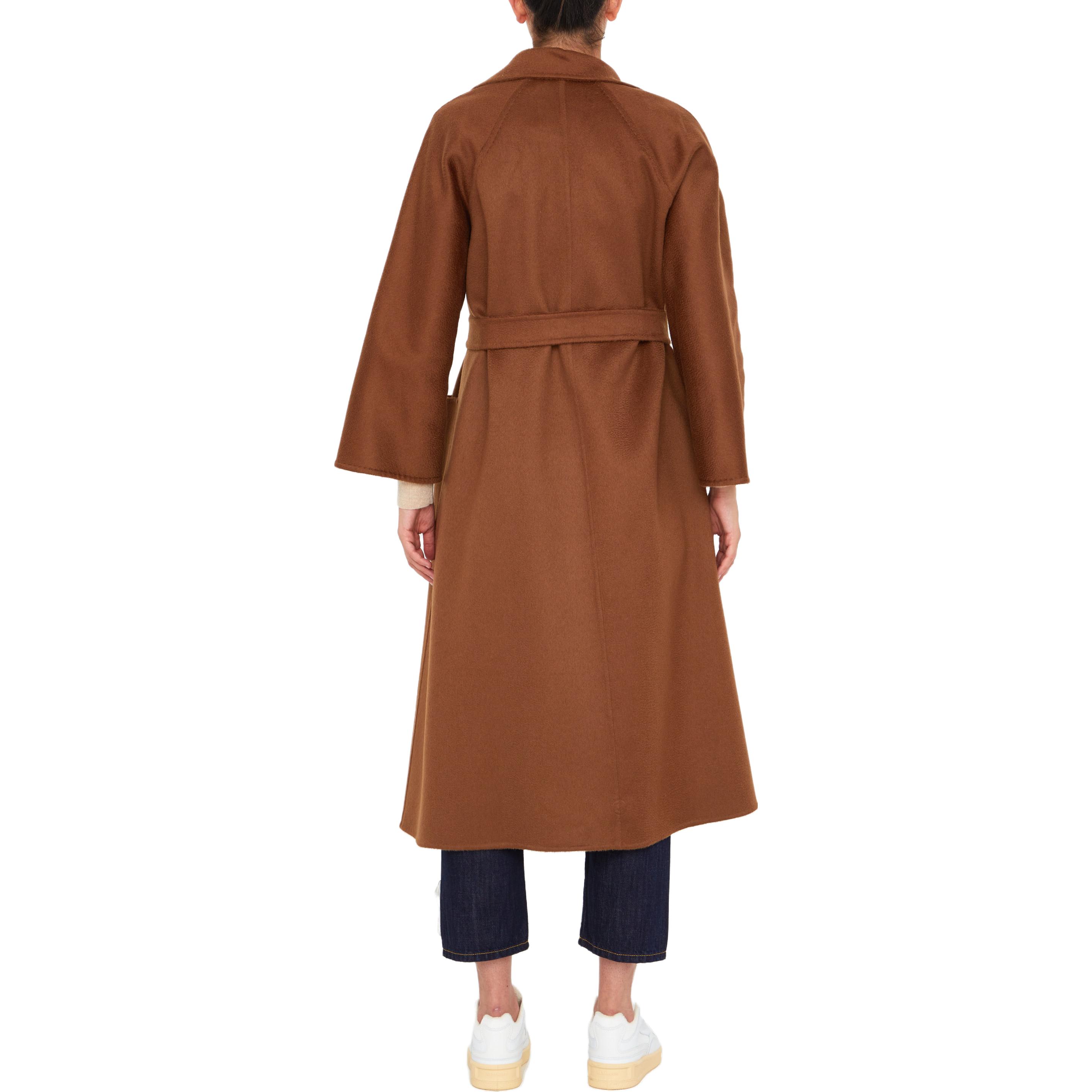 (Women) 'S Max Mara MaxMara Ludmilla Cashmere Coat for Women in Caramel Brown with Pockets 1016052906003-LUDMILL 圖 6