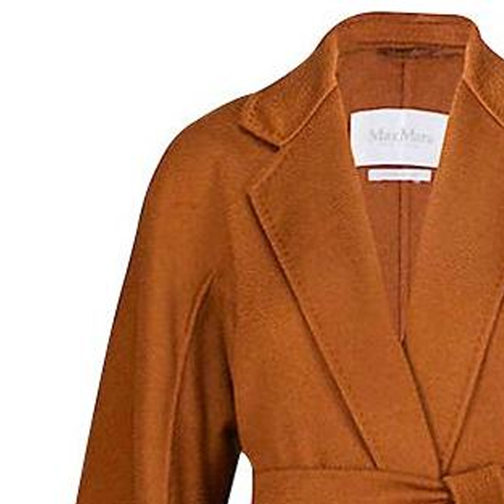 (Women) 'S Max Mara MaxMara Ludmilla Cashmere Coat for Women in Caramel Brown with Pockets 1016052906003-LUDMILL 圖 7