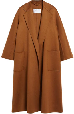 (Women) 'S Max Mara MaxMara Ludmilla Icon Tobacco Long Coat Solid Color Lapel Jacket. 1016054106003-LUDMILLA Buy (Women) 'S Max Mara MaxMara Ludmilla Icon Tobacco Long Coat Solid Color Lapel Jacket. 1016054106003-LUDMILLA