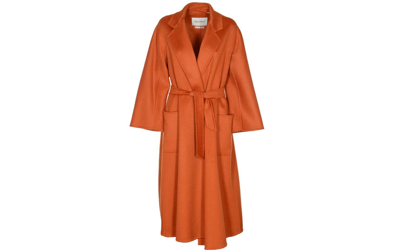 Order (Women) 'S Max Mara MaxMara Ludmilla Labbro  Cashmere Robe Coat in Pumpkin Orange 2310110831000053-LUDMILLA
