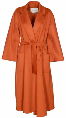(Women) 'S Max Mara MaxMara Ludmilla Labbro Cashmere Robe Coat in Pumpkin Orange 2310110831000053-LUDMILLA Order (Women) 'S Max Mara MaxMara Ludmilla Labbro Cashmere Robe Coat in Pumpkin Orange 2310110831000053-LUDMILLA