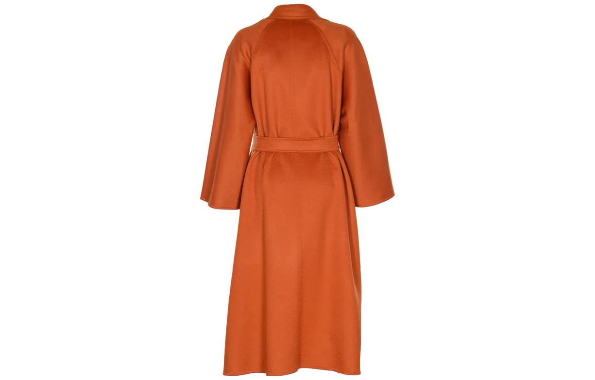 Lookbook (Women) 'S Max Mara MaxMara Ludmilla Labbro  Cashmere Robe Coat in Pumpkin Orange 2310110831000053-LUDMILLA