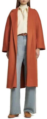 (Women) 'S Max Mara MaxMara Ludmilla Labbro Cashmere Robe Coat in Pumpkin Orange 2310110831000053-LUDMILLA Purchase (Women) 'S Max Mara MaxMara Ludmilla Labbro Cashmere Robe Coat in Pumpkin Orange 2310110831000053-LUDMILLA