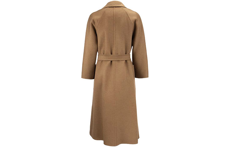 (Women) 'S Max Mara MaxMara Ludmilla Wool Bathrobe Coat for Women in Gray Brown 10110121600-020 圖 3