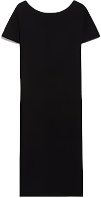 (Women) 'S Max Mara MaxMara Luglio Stretch Viscose Midi Dress Black – Short Sleeve Crewneck Dress 6321014106008-LUGLIO Buy (Women) 'S Max Mara MaxMara Luglio Stretch Viscose Midi Dress Black – Short Sleeve Crewneck Dress 6321014106008-LUGLIO
