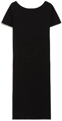 (Women) 'S Max Mara MaxMara Luglio Stretch Viscose Midi Dress Black – Short Sleeve Crewneck Dress 6321014106008-LUGLIO Order (Women) 'S Max Mara MaxMara Luglio Stretch Viscose Midi Dress Black – Short Sleeve Crewneck Dress 6321014106008-LUGLIO