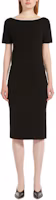 Lookbook (W) ''S Max Mara MaxMara 黑色Luglio修身針織中長洋裝 – 短袖圓領洋裝 6321014106008-LUGLIO
