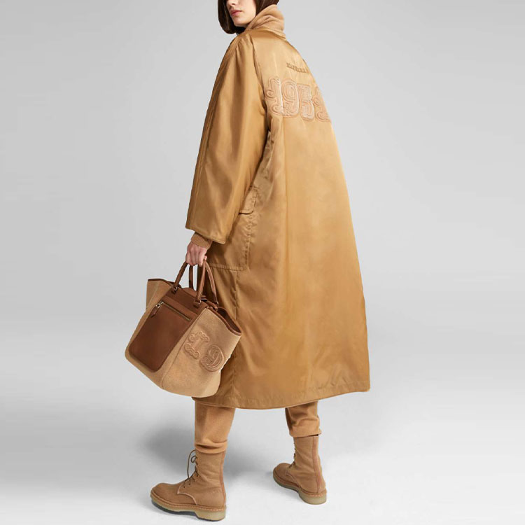 (Women) 'S Max Mara MaxMara Madame 101801 70th Classic Double-Faced Wool Coat Women Camel Mix 1016411606001-MAD1951 圖 7