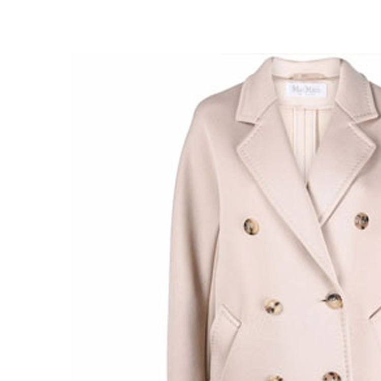 (Women) 'S Max Mara MaxMara Madame 101801  Classic Double-Faced Wool Coat Pink White. 19010121600001-MADAME 圖 4