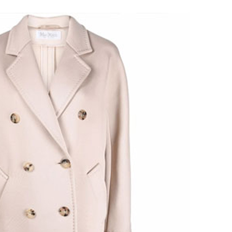 (Women) 'S Max Mara MaxMara Madame 101801  Classic Double-Faced Wool Coat Pink White. 19010121600001-MADAME 圖 5