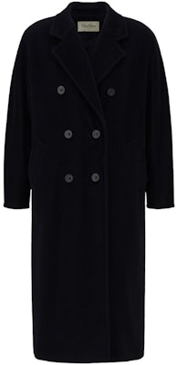 (Women) 'S Max Mara MaxMara Madame 101801 Black Double-Breasted Wool Coat for Women 1018012906003-MADAME Buy (Women) 'S Max Mara MaxMara Madame 101801 Black Double-Breasted Wool Coat for Women 1018012906003-MADAME