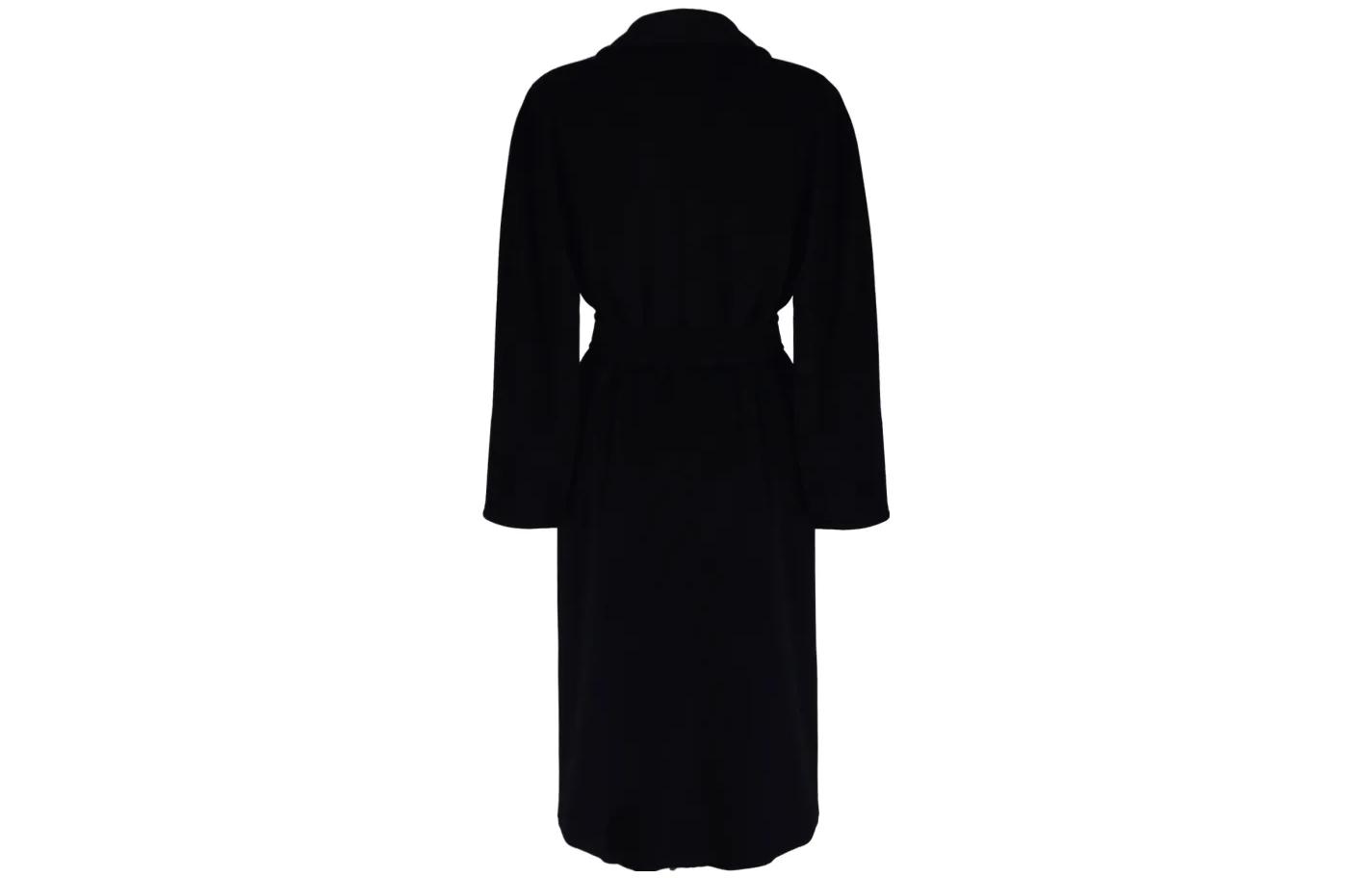Shop (Women) 'S Max Mara MaxMara Madame 101801 Black Double-Breasted Wool Coat for Women 1018012906003-MADAME