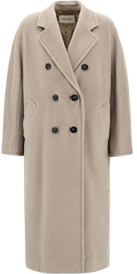 (Women) 'S Max Mara MaxMara Madame 101801 Classic Double-Faced Wool Coat Women Beige 1018012906032-MADAME Order (Women) 'S Max Mara MaxMara Madame 101801 Classic Double-Faced Wool Coat Women Beige 1018012906032-MADAME